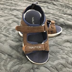 Nautical boys sandals size 10